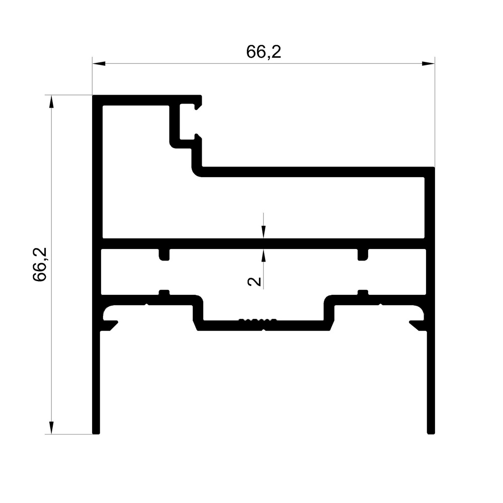 Frame 66.2&times;66.2 mm
